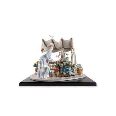 Lladro A Romp in the Garden Girl Figurine | Perigold